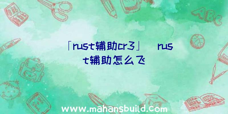 「rust辅助cr3」|rust辅助怎么飞